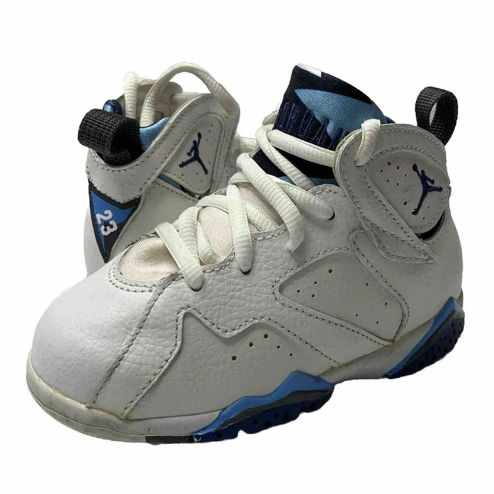 Nike Air Jordan 7 VII Retro Flint French Blue 304772-107 TD Sz 9C Baby TD 2014